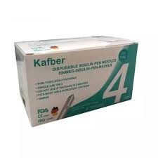 سرسوزن قلم انسولین کافبر سایز4میلیمتر 100عددی