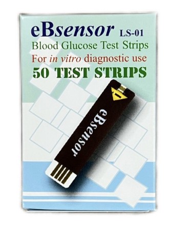 نوار قند خون  eB sensorای بی سنسور 50 عددی انقضا 2028