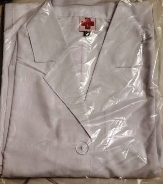 روپوش پزشکی زنانه تترون  رنگ سفید سایز 36